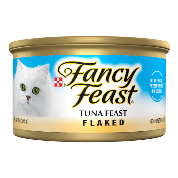 FANCY FEAST Adult Flaked Tuna Feast Wet Cat Food Purina New Zealand